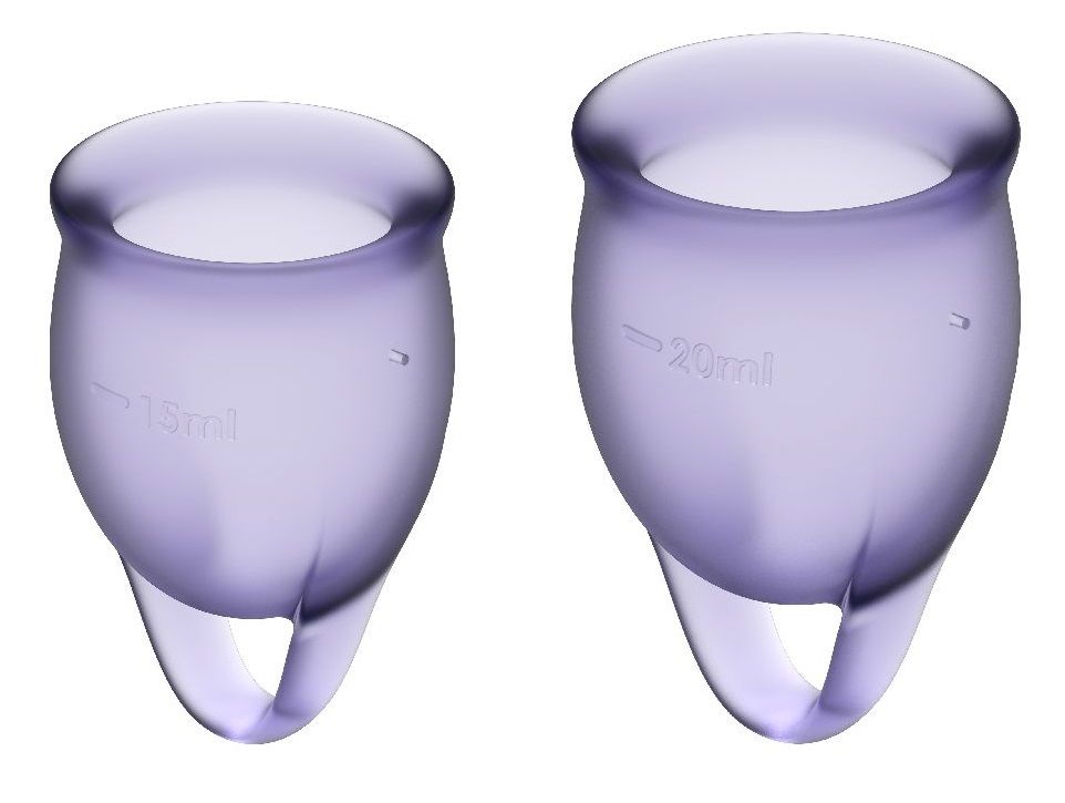 Feel confident Menstrual Cup - набор, состоящий из двух менструальных чаш, вместимостью 15 и 20 мл. Изготовлены они из медицинского, приятного на ощупь силикона. Благодаря бесшовной обработке и элегантно расположенной мини-ручке в виде петельки чашка очень проста и приятна в использовании.<br><br>  Менструальная чаша является экологически чистой альтернативой тампонам. Гибкий материал идеально адаптируется к вашим контурам и обеспечивает безопасную гигиеническую защиту на срок до 12 часов. Для более комфортного введения в первые разы можно использовать лубрикант на водной основе.