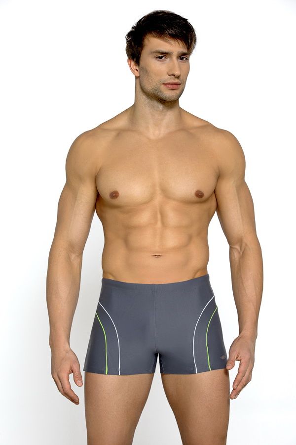 Шорты мужские для плавания, гульфик на стрейч-подкладке, имеется  кулиса для дополнительной фиксации на бёдрах.