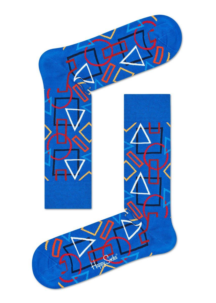 Носки унисекс Geometric Sock с геометрическими фигурами.