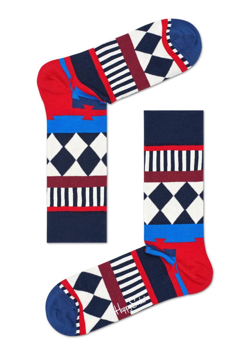 Носки унисекс Disco Tribe Anniversary Sock с геометрическим принтом.