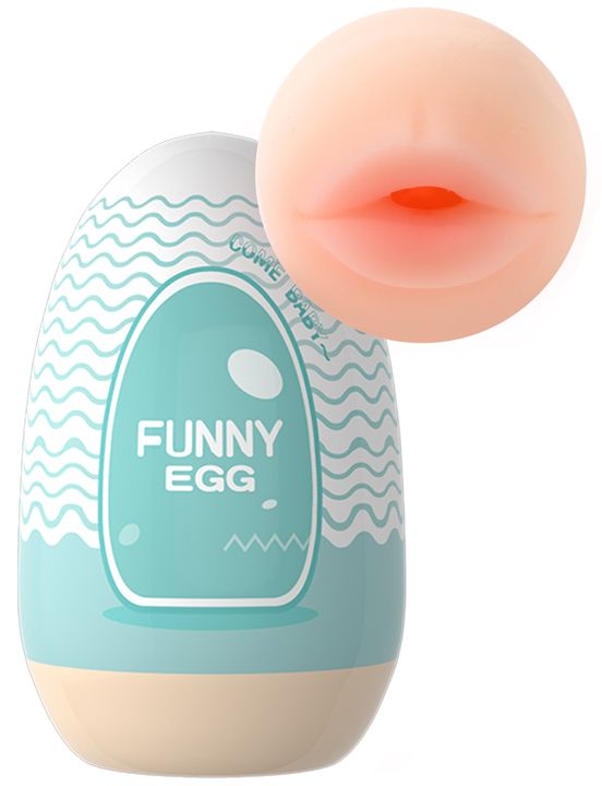 Мастурбатор-яйцо, идеально имитирующее тип чувственного ротика. Визуальная и тактильная реалистичность, внутренняя ребристая поверхность и компактный дизайн вместе с удобным чехлом в форме яйца делают мастурбатор настоящим сокровищем, созданным лично для вас. Подобная секс-игрушка для мужчин вовсе не выглядят как таковая благодаря пластиковому чехлу, который помимо гигиенической функции, служит еще и хорошим камуфляжем. Мужской мастурбатор Funny Egg - это всегда «да»! Материал товара – гипоаллергенный медицинский силикон, который достаточно просто сполоснуть под струей теплой воды после использования.