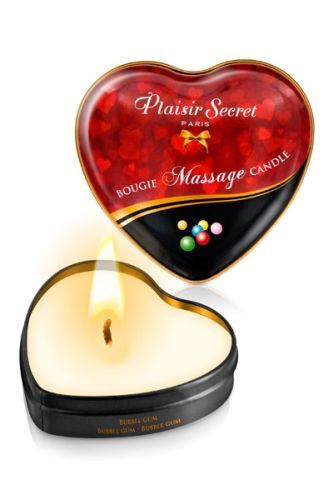Массажная свеча с ароматом бубль-гума Bougie Massage Candle.