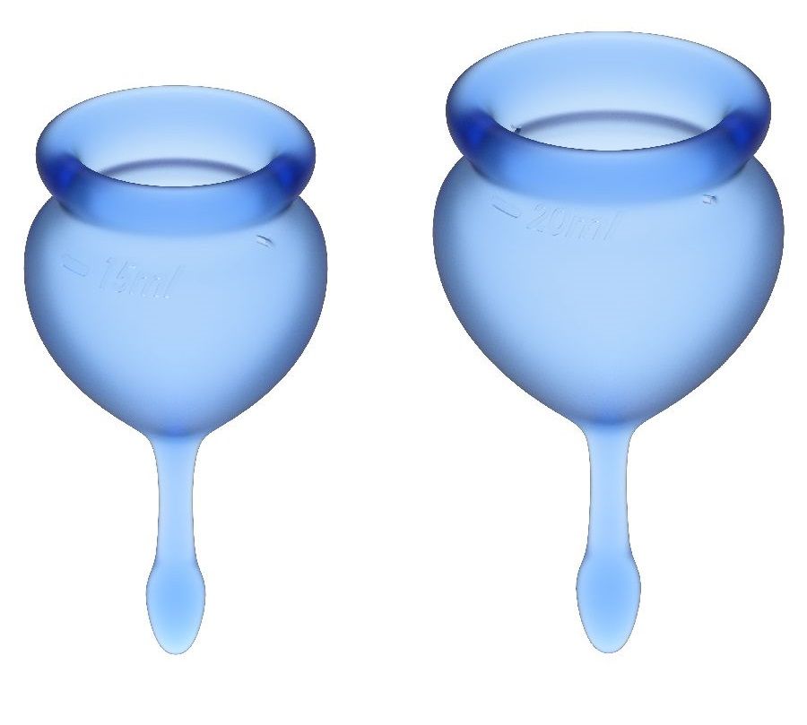 Feel good Menstrual Cup - набор, состоящий из двух менструальных чаш, вместимостью 15 и 20 мл. Изготовлены они из медицинского, приятного на ощупь силикона. Благодаря бесшовной обработке и элегантно расположенной мини-ручке в виде шнурка чашка очень проста и приятна в использовании.<br><br>  Менструальная чаша является экологически чистой альтернативой тампонам. Гибкий материал идеально адаптируется к вашим контурам и обеспечивает безопасную гигиеническую защиту на срок до 12 часов. Для более комфортного введения в первые разы можно использовать лубрикант на водной основе.