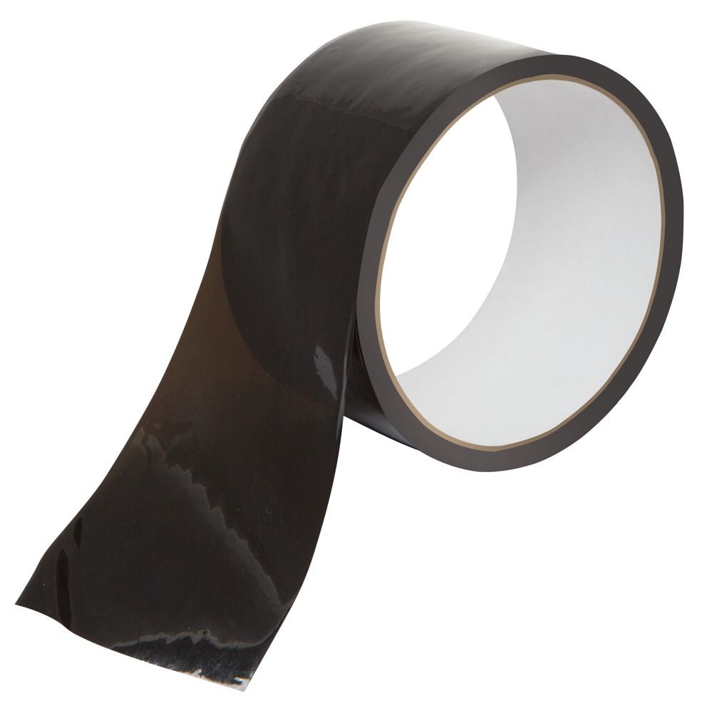 Чёрная бондажная лента Bondage Tape. Ширина - 5 см.
