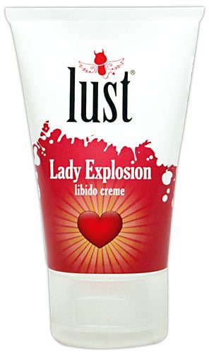Lady Explosion Libidocreme - это крем с возбуждающим и разогревающим эффектом. Не содержит масла, обезжиренный. Хорошо смывается водой. Не липнет. Можно использовать с презервативом и игрушками.