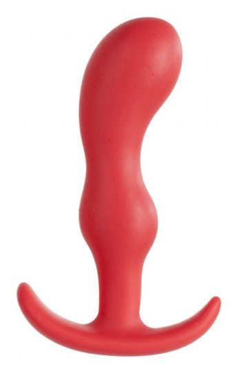Анальный стимулятор из силикона красного цвета. Имеет анатомическую форму для более ярких ощущения во время стимуляции. Рабочая длина - 7 см.