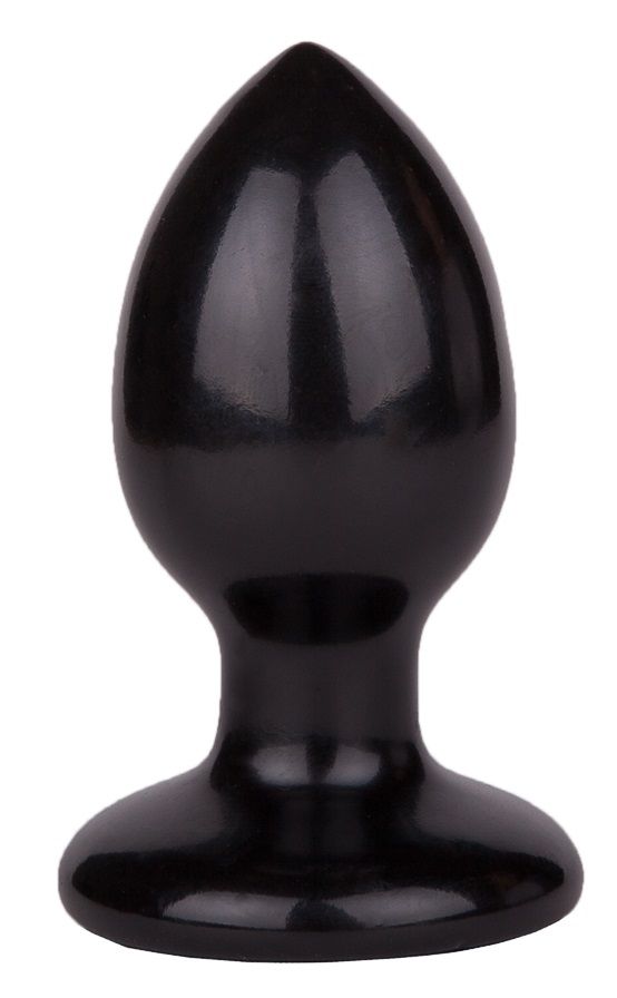 Глянцевая черная пробка без швов.Имеет устойчивое основание, которое также служит ограничителем игрушки для безопасного использования.  Рабочая длина - 8,5 см.