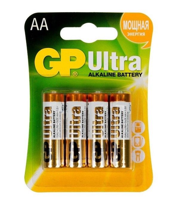 Батарейки алкалиновые GP Ultra Alkaline AA/LR6.