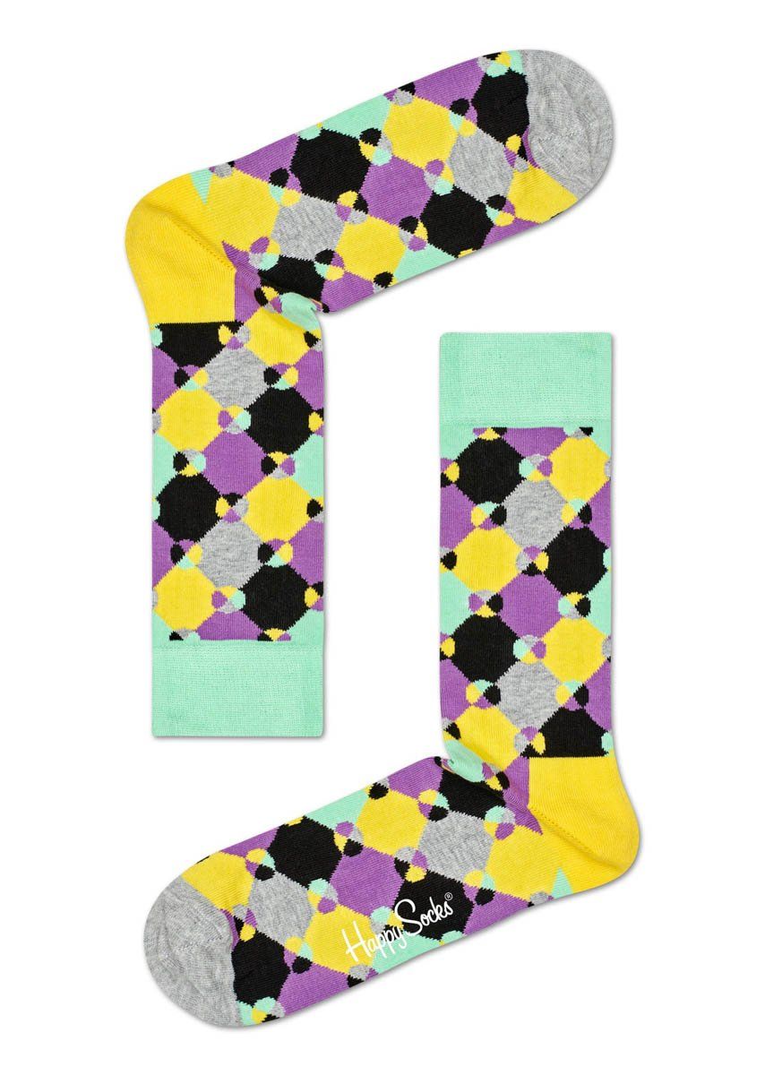 Носки унисекс Diamond Dot Sock с геометрическим принтом.