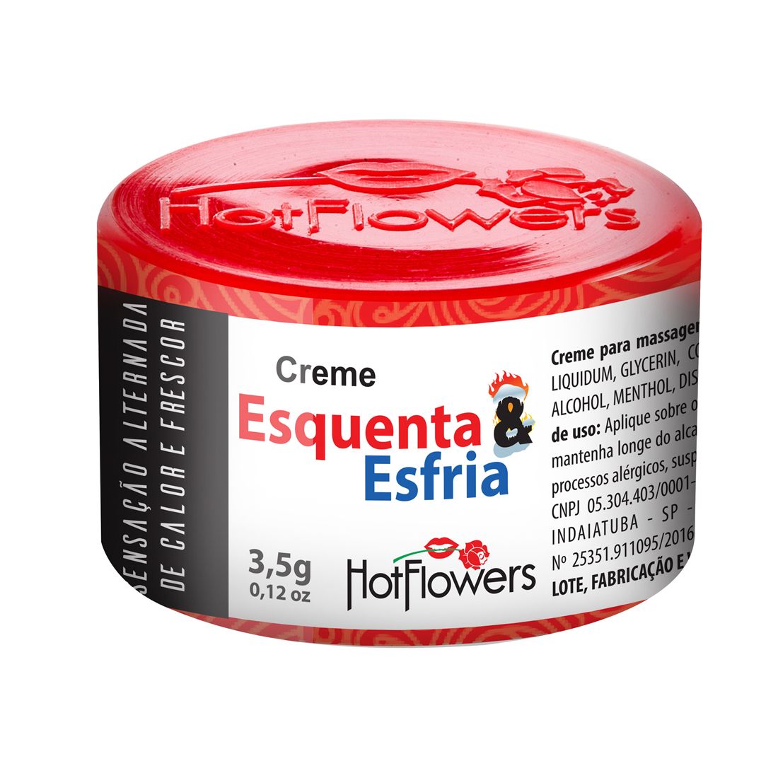 Крем Esquenta&Esfria с охлаждающе-разогревающим эффектом для наружного применения, вызывающий ощущения то холода, то тепла.