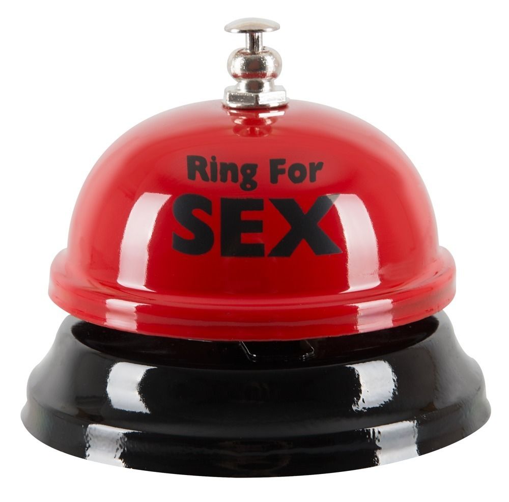 Настольный звонок с  надписью Ring for Sex.  Высота - 5,5 см.