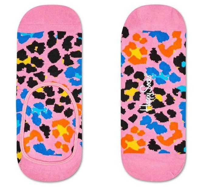 Носки-следки Multi Leopard Liner Sock с леопардовыми пятнышками.