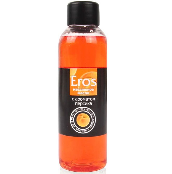 Масло массажное «Eros Exotic» для эротического массажа. Вызывает ощущение тепла, особенно при дуновении. Повышает чувствительность. Имеет приятный аромат персика и сладкий вкус. Обеспечивает длительное скольжение. Легко смывается водой.