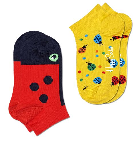 Набор из 2 пар носков 2-Pack Kids Ladybug Low Sock с божьими коровками.