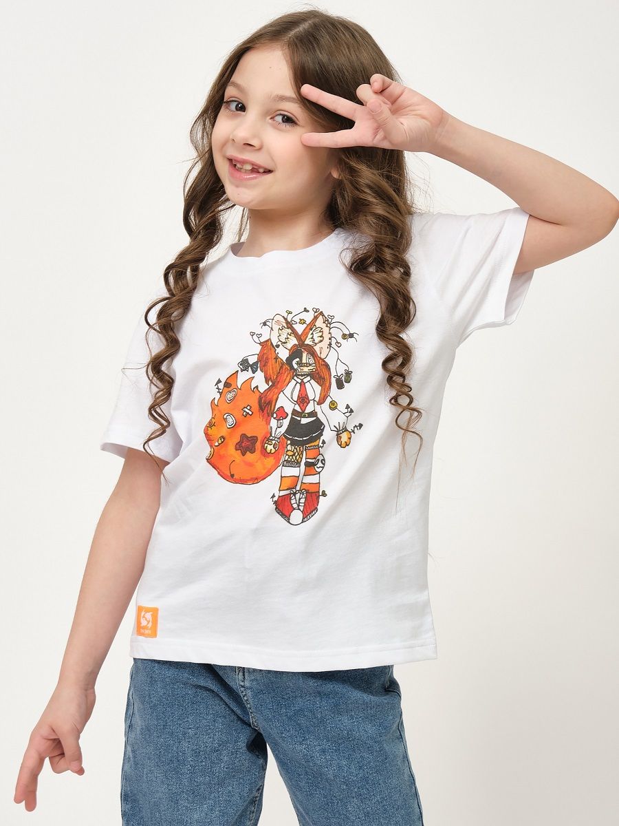 Детская футболка с принтом Soul из хлопкового полотна.