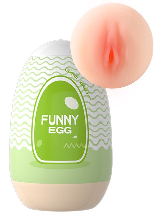 Мастурбатор-яйцо, идеально имитирующее тип женского влагалища. Визуальная и тактильная реалистичность, внутренняя ребристая поверхность и компактный дизайн вместе с удобным чехлом в форме яйца делают мастурбатор настоящим сокровищем, созданным лично для вас. Подобная секс-игрушка для мужчин вовсе не выглядят как таковая благодаря пластиковому чехлу, который помимо гигиенической функции, служит еще и хорошим камуфляжем. Мужской мастурбатор Funny Egg - это всегда «да»! Материал товара – гипоаллергенный медицинский силикон, который достаточно просто сполоснуть под струей теплой воды после использования.