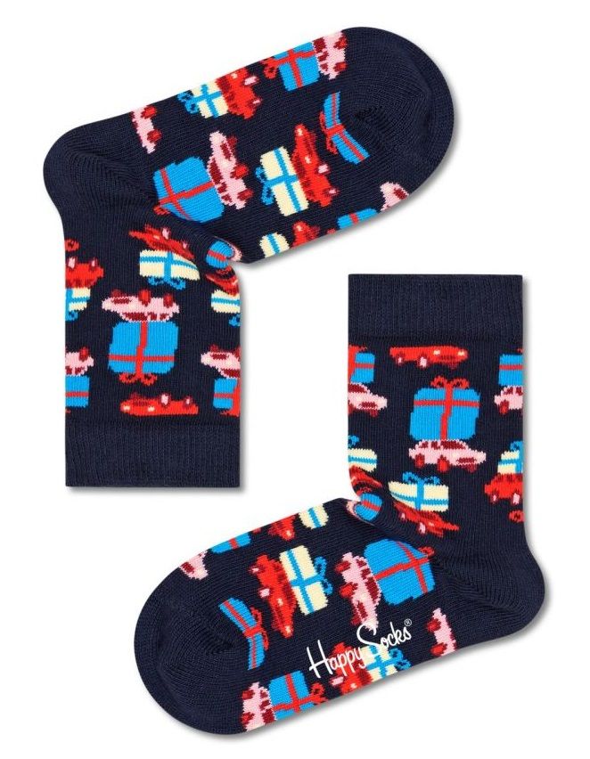 Детские носки Kids Holiday Shopping Sock с машинками и подарками.