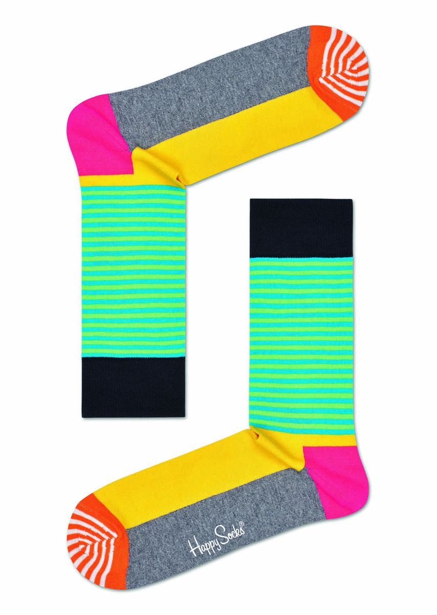Носки унисекс Half Stripe Sock с полосками.