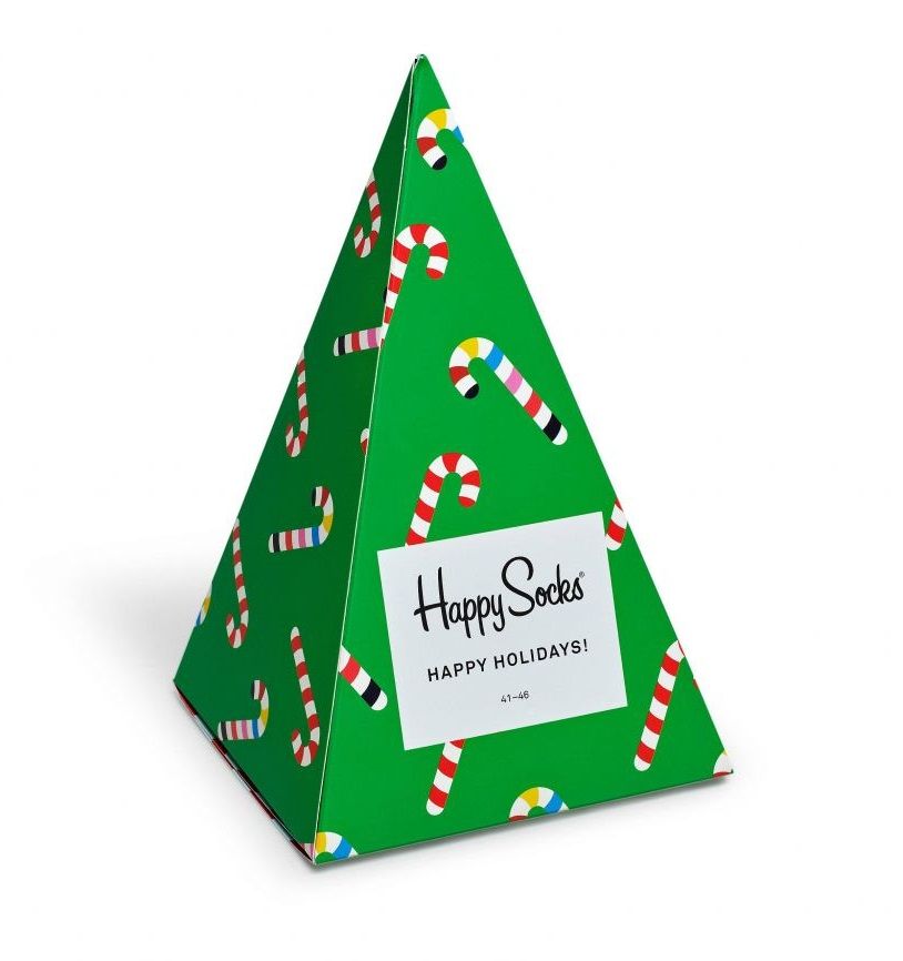 Подарочный набор носков Holiday Tree Gift Box. В наборе 3 пары с разными принтами.