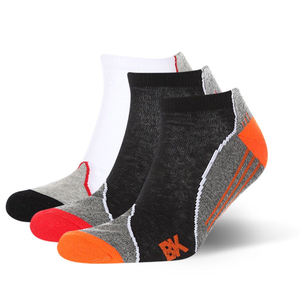 Носки BK sport technic sneaker socks men terry. В наборе 3 пары разной расцветки.