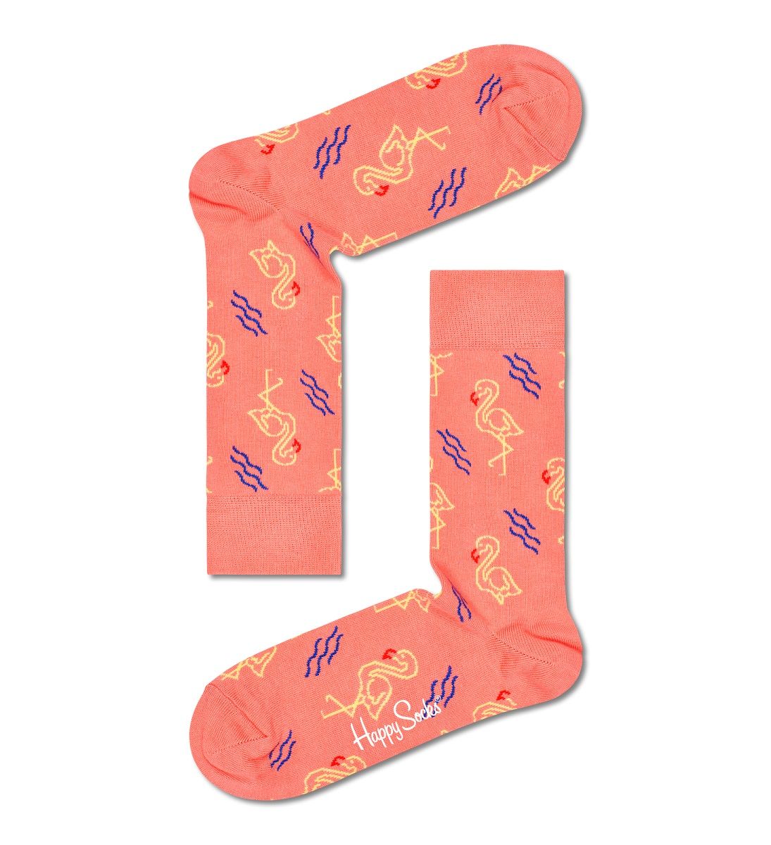 Носки унисекс Flamingo Sock с принтом в виде фламинго.