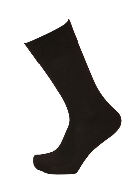 Однотонные носки  из тонкого прочного модала. Высокий паголенок, двойная широкая резинка плотно фиксирует изделие на ноге, не стягивая кожу. 