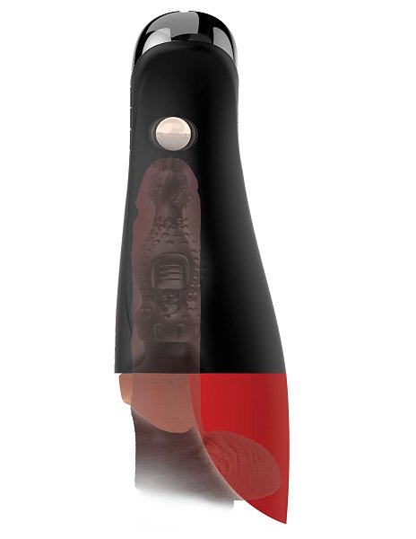 PDX Elite Fuck-O-Matic Pro XL – увеличенный мастурбатор с технологией прерывистого всасывания и вибрацией для персонализированных сольных сессий. Мягкие стимуляторы обеспечивают дополнительную стимуляцию, а съемная вставка из ультрамягкого материала создает реалистичные ощущения. Корпус в бежевом, черном и красном цветах оснащен LED-дисплеем для удобного выбора режимов.  Прерывистое всасывание: 5 режимов для автоматического движения. Вибрация: 5 режимов для индивидуальной настройки. LED-дисплей отображает режимы всасывания (1-5) и вибрации (1-5).  Рабочая длина - 16,5 см.