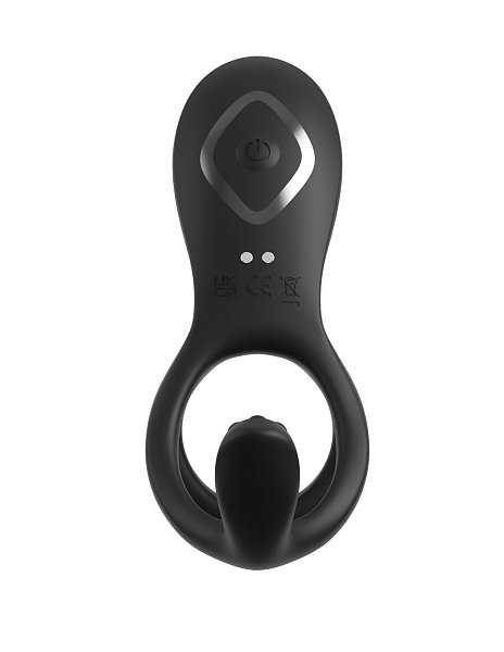 Откройте максимум удовольствия для двоих с Ultimate Couples Cage Max — премиальной насадкой с тремя моторами, созданной, чтобы разжечь страсть с каждого ракурса — особенно для неё.  В сердце этого устройства — двойная клиторальная стимуляция, которая сочетает внутренние и внешние вибрации. Пока вы двигаетесь, она ощущает глубокие, проникающие волны внутри, а текстурированный внешний стимулятор нежно и точно массирует клитор. Результат — тотальное удовольствие, охватывающее все чувствительные точки одновременно.  Для него — плотное кольцо из элитного силикона, которое усиливает эрекцию, продлевает акт и делает каждое движение ярче. Отдельный мотор в области промежности создаёт мощные низкочастотные вибрации, наполняя всё тело и синхронизируя удовольствие обоих партнёров.  Управление простое и интуитивное: одна кнопка, 3 скорости и 7 уникальных режимов — для удовольствия под любое настроение. А благодаря водонепроницаемому корпусу наслаждаться можно где угодно — в спальне, душе или джакузи. Диаметр колец - 3,3, 3,3 и 3,8 см.