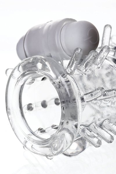 Теперь вы будете в себе уверены и почувствуете себя мужчиной, которым всегда хотели быть и удовлетворить своего партнера! Гарантированное и мгновенное увеличение пениса   без операций и таблеток! Больше удовольствия для вашего партнера и для вас. Превосходный, безопасный материал. Вибропуля в основании насадки обеспечивает дополнительную стимуляцию. Подходит для всех! Эластичная насадка отлично растягивается.