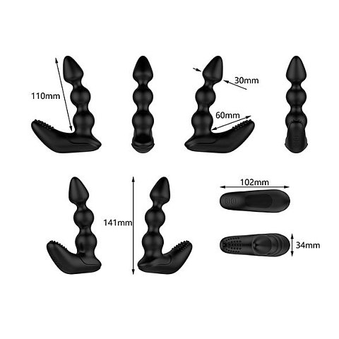 Настройте свое удовольствие вместе с гибким стимулятором Nexus Bendz. Вибрирующий массажер простаты и промежности подарит вам незабываемые ощущения. Стимулятор оснащен двумя моторами, которые работают по отдельности. 6 режимов вибрации в стволе изделия, которые перемещаются по силиконовым шарикам от основания до самого кончика, и 6 режимов вибрации в стимуляторе промежности. Всего 48 различных комбинаций. <br><br>  Nexus Bendz Prostate Edition оснащен пультом дистанционного управления, который ловит сигнал до 8 метров. Переключайте режимы в комфортном для вас положении или отдайте управление своему партнеру. Эта секс-игрушка невероятно гибкая и покрыта мягким силиконом, что позволяет ей подстроится под индивидуальные особенности каждого тела. И пульт, и устройство перезаряжаемые и водонепроницаемые. Рабочая длина - 11 см.