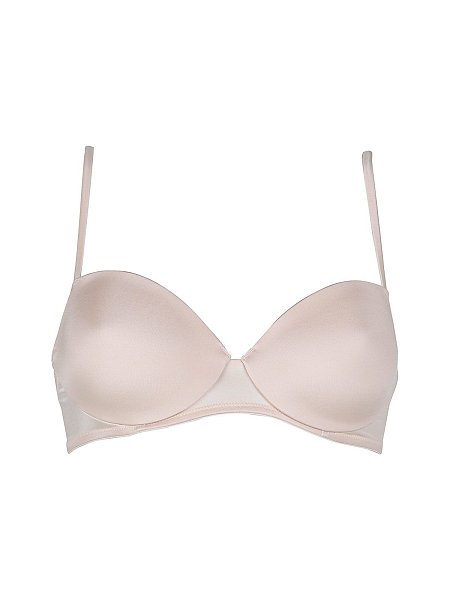 Бюстгальтер-балконет с формованной чашкой. Несъемные бретели, застежка в два крючка на четыре позиции. Выполнен из микрофибры. Коллекция Micronovecento. Подкладка 100% полиэстер.