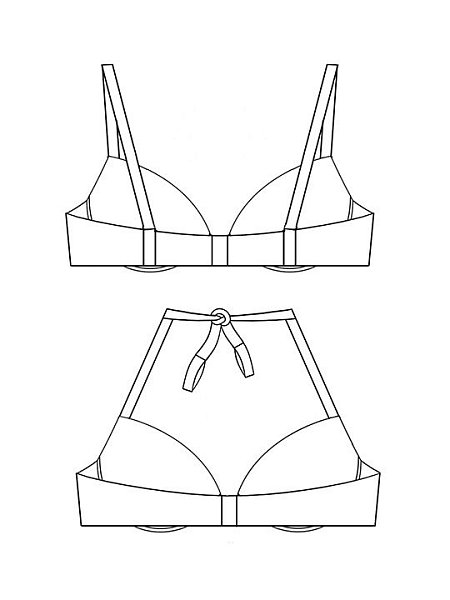 Раздельный купальник: бюстгальтер с формованной чашкой без пуш-ап на косточках. Бретели с двойным вариантом завязывания. Застежка- завязка на спинке. Трусики-слип со средней линией талии, высота бочка 5 см. МОДЕЛЬ НА СТРОЙНЫХ НЕВЫСОКИХ ДЕВУШЕК С МАЛЕНЬКИМ БЮСТОМ!  В комплекте: лиф, плавки.