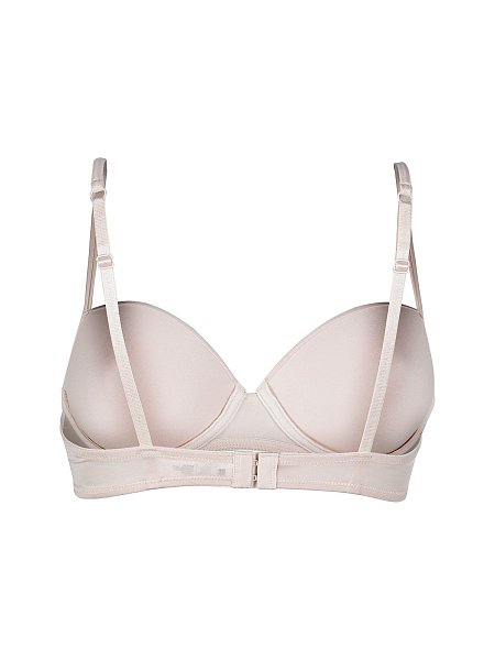 Бюстгальтер-балконет с формованной чашкой. Несъемные бретели, застежка в два крючка на четыре позиции. Выполнен из микрофибры. Коллекция Micronovecento. Подкладка 100% полиэстер.