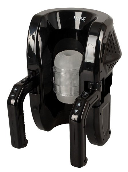 Мощный стимулятор WYNE Masturbator 10, который интенсивно массажирует пенис в движущейся вверх-вниз втулке-мастурбаторе. Практичные ручки по бокам обеспечивают максимальный комфорт и легкое управление. Полностью автоматический комфортный ручной массаж без усталости рук! <br><br>  Различные длины хода (5), режимы движения (7) и скорости (7) удобно устанавливаются одним нажатием кнопки. Чем короче выбранная длина хода, тем выше максимальная скорость движения рукава. Все функции оптимально контролируются благодаря светодиодным дисплеям. <br><br>  Очень мягкий, эластичный рукав нейтрального цвета оснащен бесчисленными мягкими структурами внутри, которые массируют пенис по всей длине. Открытую с обеих сторон насадку можно снять для легкой очистки, а также использовать самостоятельно для мануального хэндджоба. Перезаряжаемая - USB-кабель для зарядки входит в комплект.