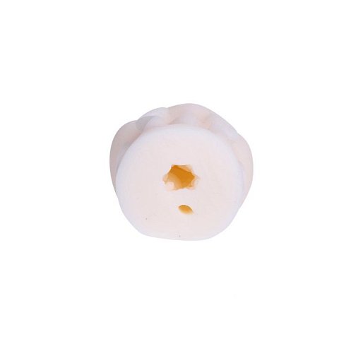 Мастурбатор в виде вагины c вибрацией. Приятный на ощупь, легко растягивается до нужного размера. Имеет рельефную внутреннюю поверхность для наибольшей стимуляции и вибропулю, работающую от проводного пульта. <br><br>Снаружи мастурбатор декорирован мягкими волнами - для того, чтобы игрушка не выскользнула из рук на пике страстей.