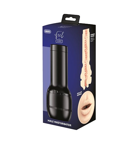 Разнообразный внутренний рельеф с плотным обхватом обеспечивает интенсивную стимуляцию до самого оргазма во время мастурбации. Сам мастурбатор создан из материала, похожего на кожу. Он очень прост в уходе и может быть легко извлечен из удобного пластикового корпуса для очистки.