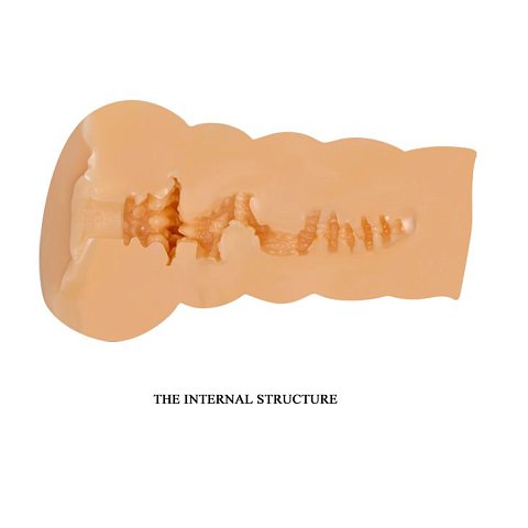 Мастурбатор в виде вагины. Приятный на ощупь, легко растягивается до нужного размера. Имеет рельефную внутреннюю поверхность для наибольшей стимуляции.