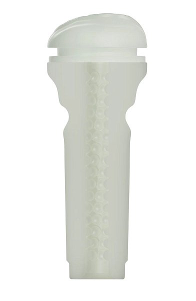 Выключив свет, вы сможете насладиться новым мастурбатором FeelGlow, который светится в темноте. Полупрозрачный рукав в гладком прозрачном футляре удобно лежит в руке, создавая особую атмосферу для интимных приключений после наступления темноты. Нанесите смазку на поверхность мастурбатора и погрузитесь в нежный и мягкий туннель FeelGlow. Внутренняя поверхность покрыта волнующим рельефом, который стимулирует и массирует, доставляя удовольствие. Поместите мастурбатор FeelGlow на некоторое время под лампу, чтобы активировать свечение. После того, как он загорится, испытайте его в темной комнате.