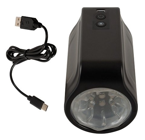 Мастурбатор с вращающейся мягкой втулкой. Внутренние мягкие массажные точки. Открыт с обеих сторон - подходит для любого пениса. Вращение влево/вправо в 7 режимах. Съемная втулка с набалдашником. Водонепроницаемый. Перезаряжаемый - магнитный шнур USB в комплекте.