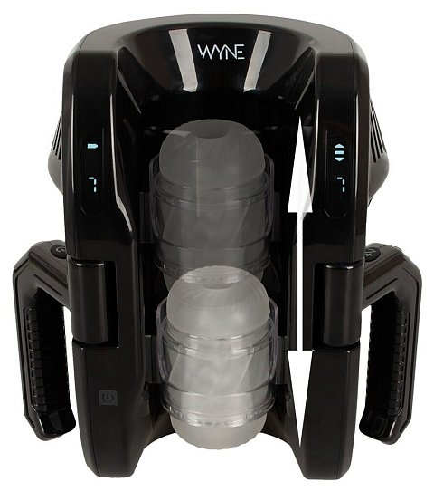 Мощный стимулятор WYNE Masturbator 10, который интенсивно массажирует пенис в движущейся вверх-вниз втулке-мастурбаторе. Практичные ручки по бокам обеспечивают максимальный комфорт и легкое управление. Полностью автоматический комфортный ручной массаж без усталости рук! <br><br>  Различные длины хода (5), режимы движения (7) и скорости (7) удобно устанавливаются одним нажатием кнопки. Чем короче выбранная длина хода, тем выше максимальная скорость движения рукава. Все функции оптимально контролируются благодаря светодиодным дисплеям. <br><br>  Очень мягкий, эластичный рукав нейтрального цвета оснащен бесчисленными мягкими структурами внутри, которые массируют пенис по всей длине. Открытую с обеих сторон насадку можно снять для легкой очистки, а также использовать самостоятельно для мануального хэндджоба. Перезаряжаемая - USB-кабель для зарядки входит в комплект.