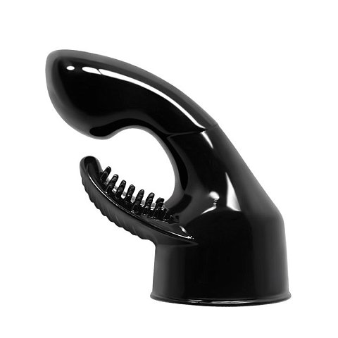 Насадка-массажер для точки G усилит ощущения и разнообразит возможности использования вашего персонального Wand-массажера. Эта уникальная запатентованная конструкция, бесшовная и изготовленная из материалов TPR, создана для непосредственной стимуляции точки G и клитора с помощью сфокусированных вибраций. Эта насадка для вонда, изготовленная из мягкого, гибкого, высококачественного и прочного материала, не содержит латекса, запаха и фталатов. Просто наденьте чашку на шаровую головку для идеального плотного прилегания. Подходит для головки диаметром от 4,5 до 6 см.