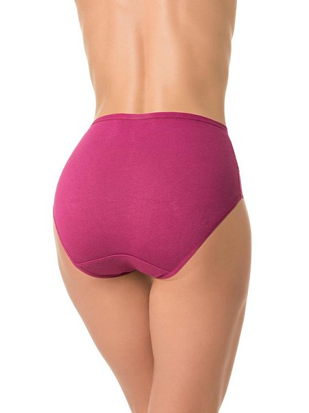 Трусы с высокой линией талии, выполнены из мягкого хлопка со спандексом.