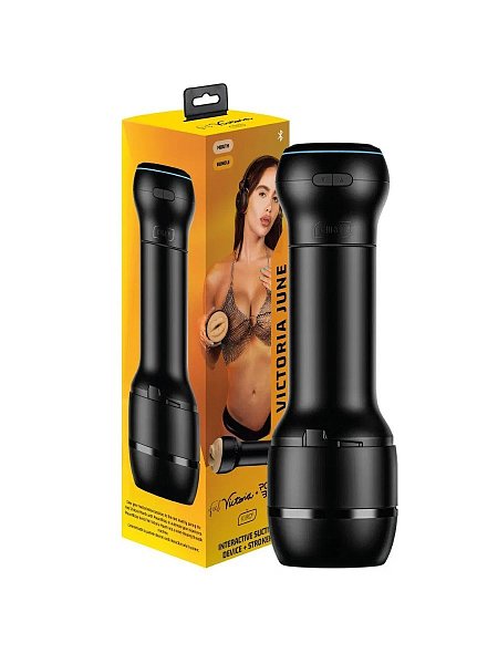 Великолепная латиноамериканская старлетка Виктория Джун - одна из самых ярких звезд индустрии для взрослых, благодаря своим обжигающим выступлениям, которые привлекают внимание с того момента, как она появляется на экране. Мастурбатор FeelVictoria – реалистичный слепок рта звезды Виктории Джун, изготовленный из термопластичного эластомера, который напоминает настоящую кожу. Внутренняя поверхность рукава покрыта бугорками, ребрами и выпуклостями, такая текстура полностью направлена на получение незабываемого мужского удовольствия. PowerBlow - это интерактивное всасывающие устройство, которое добавит функцию оральных ласк обычному ручному мастурбатору. Всасывающая насадка просто прикручивается к ручному мастурбатору и превращает его в совершенно новый девайс. Различные режимы всасывания могут управляться вручную нажатием кнопки непосредственно на игрушке или через Bluetooth, Wi-Fi и приложения FeelConnect.