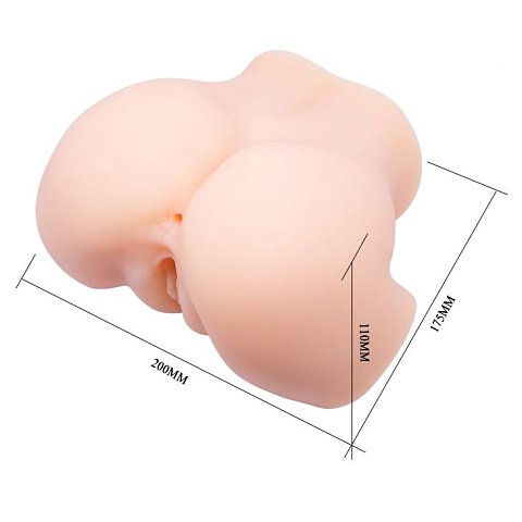 Если вы жаждете реалистичных ощущений, то эта двойная игрушка для вас. Материал мягкий и эластичный, а размер для путешествий делает эту великолепную игрушку очень удобной. Мастурбатор имеет два входа, оба с внутренней текстурой. Функция вибратора увеличит вашу стимуляцию. Размеры - 20 х 17,5 х 11 см.