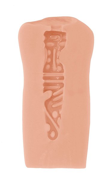 Оригинальный дизайн коробки, в виде обложки журнала  Satisfaction . Очаровательная 45-летняя девушка номера, расскажет в чем изюминка секса. Мастурбатор телесного цвета представляет собой женскую вагину. Создан данный интимный аксессуар из мягкого и эластичного материала. Внутри мастурбатор имеет рельефность, направленную на максимальное возбуждение члена.