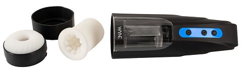 Мощный мастурбатор. Внутренняя втулка вращается и двигается вверх и вниз. Комбинированная функция вращения и поглаживания. 10 режимов в двух скоростях. Наушники для стонов в комплекте. Всасывающая база для удовольствия без рук. Нейтральный вид. Простое и удобное управление. Съемный мягкий рукав со стимулирующими структурами. Перезаряжаемый - в комплекте USB-кабель для зарядки. Рабочая длина - 13 см.