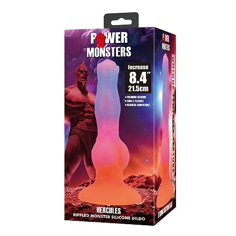 Фаллоимитатор Hercules из силикона с рельефной формой создан для точной стимуляции каждой линии и изгиба тела. Зауженный наконечник облегчает введение, а мощная присоска обеспечивает надёжное hands-free крепление на любой гладкой поверхности.