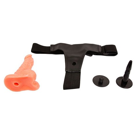 Этот фаллоимитатор, надежно фиксирующийся на регулируемых трусиках, - отличная секс-игрушка для совместного времяпрепровождения в постели.  <br><br>Им можно просто ласкать себя, погружая раз за разом в лоно. Помимо скольжения и чувственных толчков он подарит еще и массу удовольствия.  <br><br>Если же надеть трусики, вы сразу же становитесь активным партнером, а значит – властительницей наслаждения. Приласкайте своего секс-партнера, откройте ему мир сексуального блаженства!