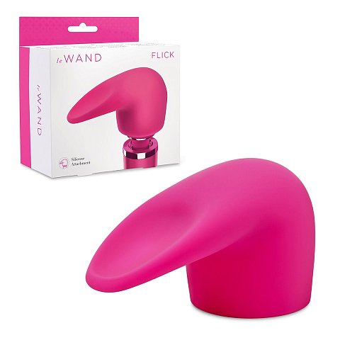 Превратите свою ванд в идеальную игрушку с имитацией орального секса с новым Le Wand Flick! Гибкая силиконовая насадка в форме языка Flick оснащена вибрирующим кончиком, который совершает микродвижения во время вибрации вверх и вниз, имитируя оральное удовольствие. В то же время его сходство с языком сужает вибрации до более тонких форм, доставляя максимальное удовлетворение. Используйте плоскую поверхность Flick для более широкой стимуляции клитора, головки пениса, сосков или любых других эрогенных зон по вашему желанию. Насадки le WAND на 100% безопасны для тела и изготовлены из гладкого и шелковистого силикона. Они также гипоаллергенны, непористые и легко чистятся. Насадка предназначена для ванда le WAND классического оригинального размера.