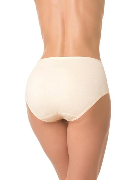 Трусы с высокой линией талии, выполнены из мягкого хлопка со спандексом.